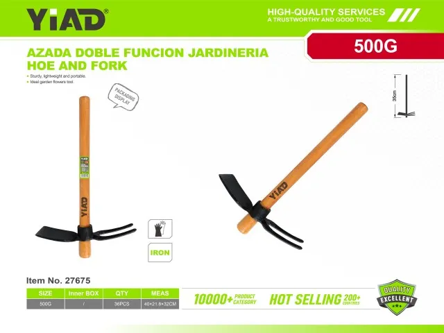 HOE AND FORK 27675