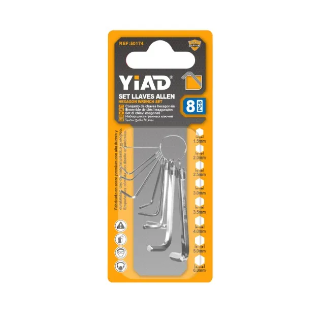 Hex Key Set-Flat 50174
