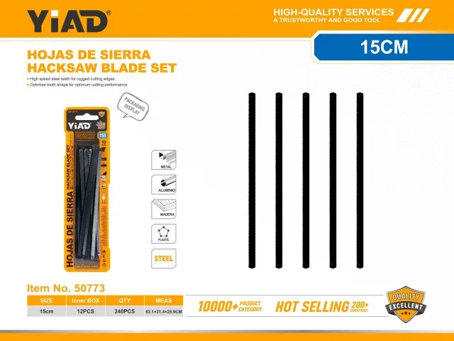 HACKSAW BLADE SET 50773