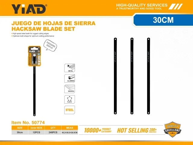 HACKSAW BLADE SET 50774