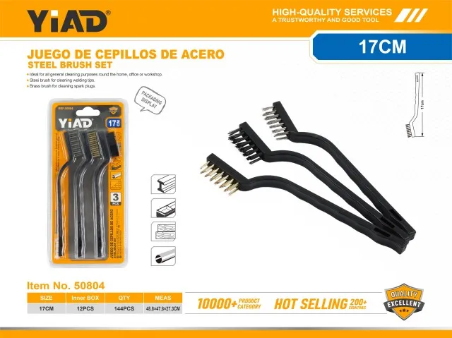 STEEL BRUSH SET 50804