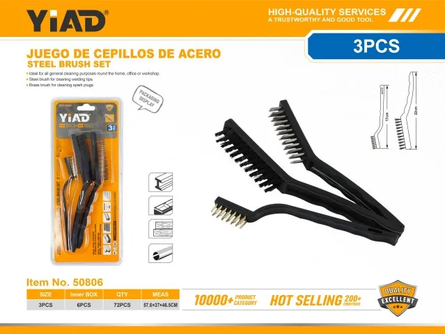 STEEL BRUSH SET 50806