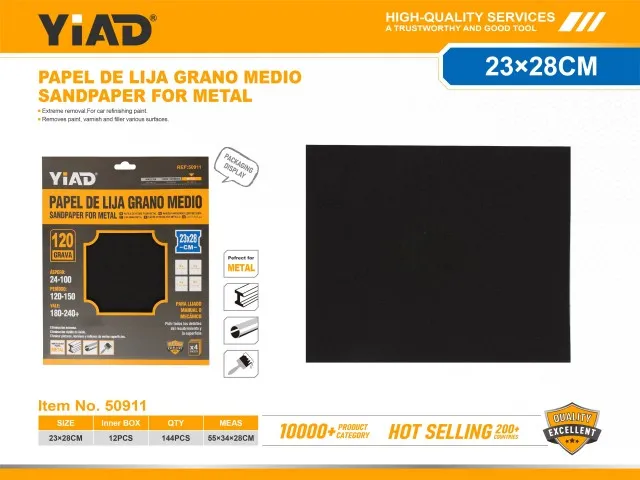 SANDPAPER FOR METAL 50911