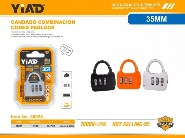 CODED PADLOCK 50928