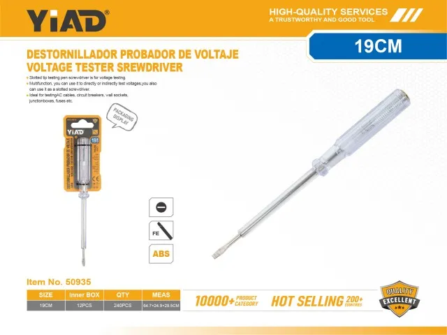 VOLTAGE TESTER SREWDRIVER 50935