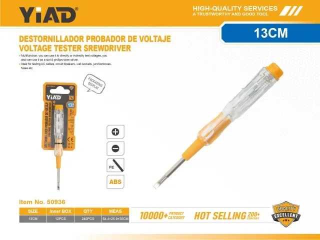 VOLTAGE TESTER SREWDRIVER 50936