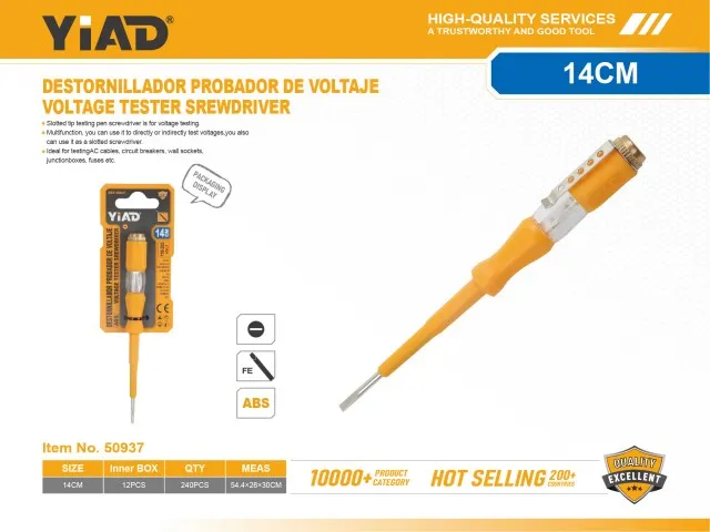 VOLTAGE TESTER SREWDRIVER 50937