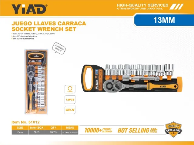 Socket Wrench Set 51012
