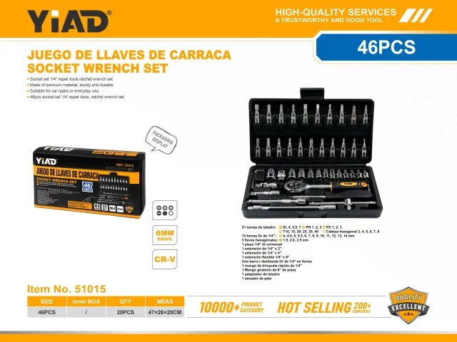 Socket Wrench Set 51015
