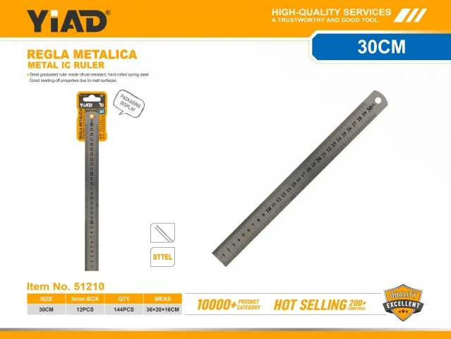 METALIC RULER 51210