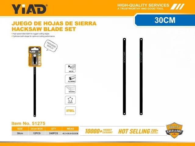 HACKSAW BLADE SET 51275