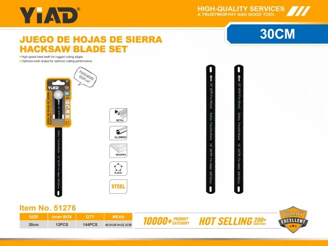 HACKSAW BLADE SET 51276