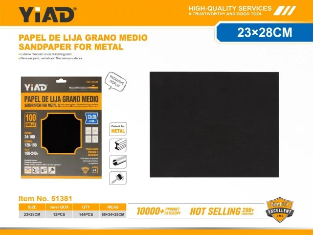 SANDPAPER FOR METAL 51381