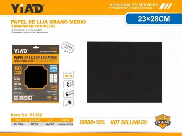 SANDPAPER FOR METAL 51382