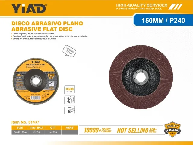 ABRASIVE FLAT DISC 51437