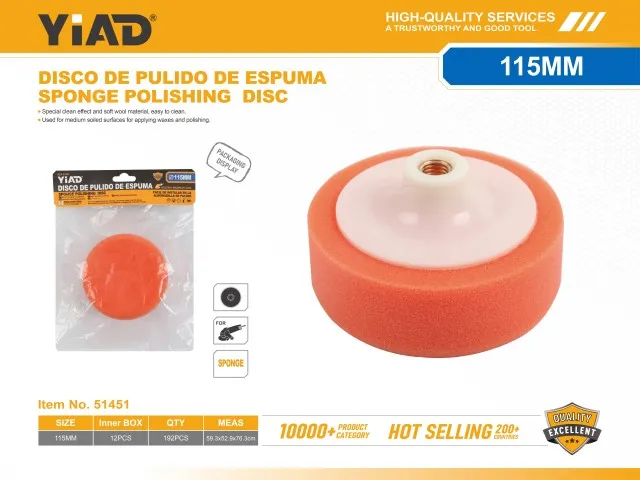 SPONGE POLISHING  DISC 51451