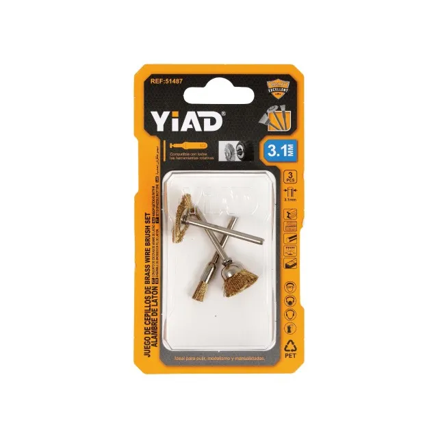BRASS WIRE BRUSH SET 51487