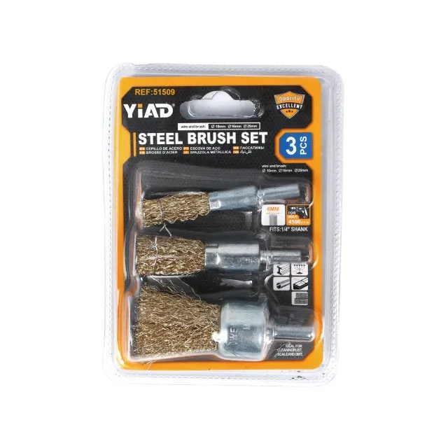 STEEL BRUSH SET 51509