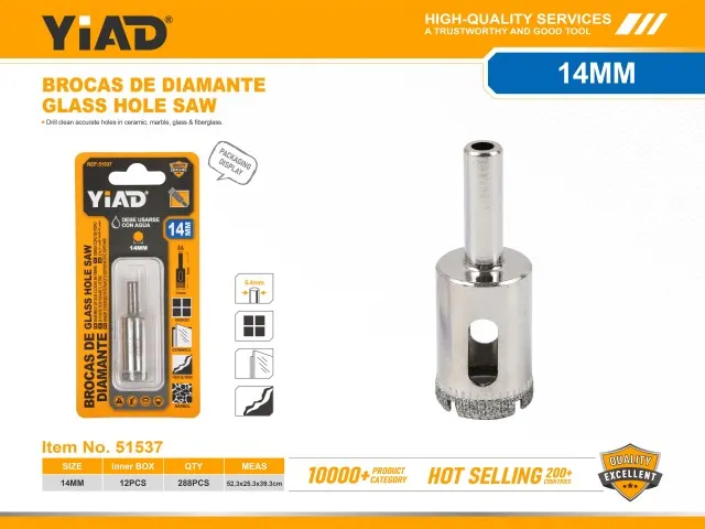 GLASS HOLE SAW SET 51537
