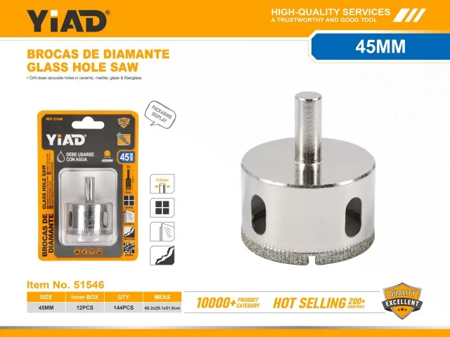 GLASS HOLE SAW SET 51546