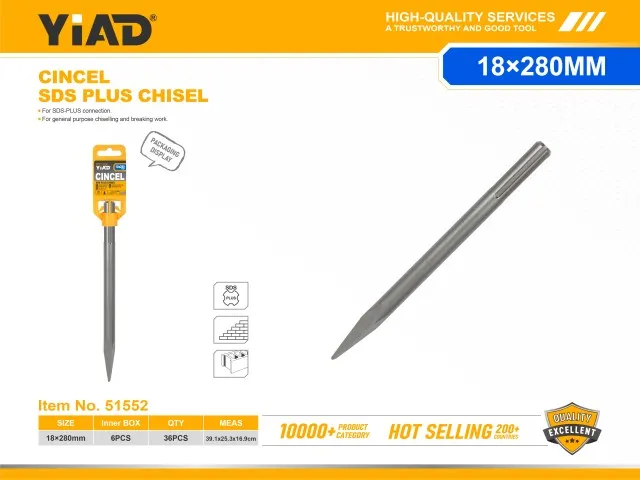 SDS PLUS CHISEL 51552