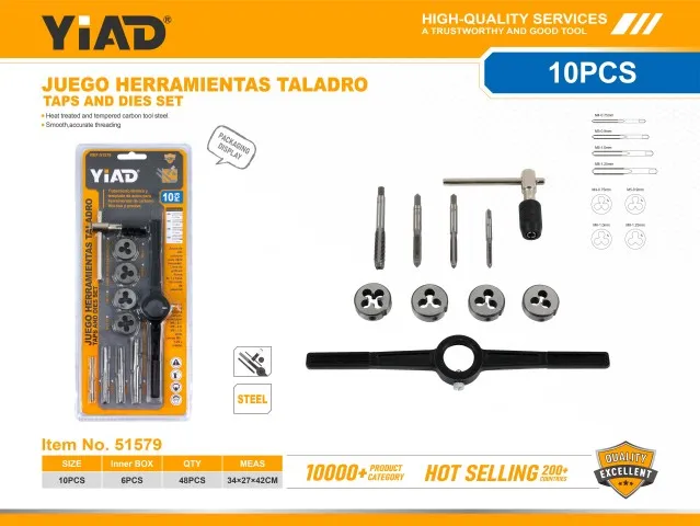 TAPS AND DIES SET 51579