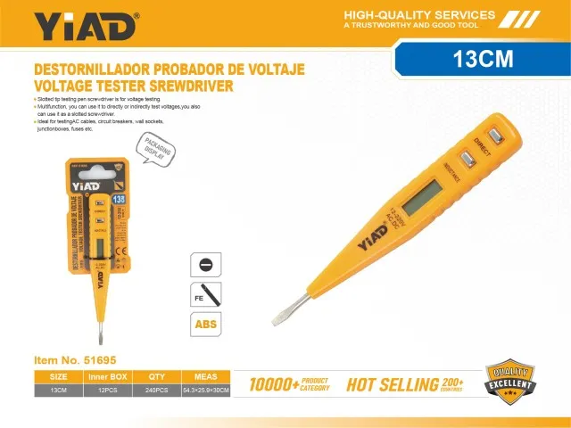 VOLTAGE TESTER SREWDRIVER 51695