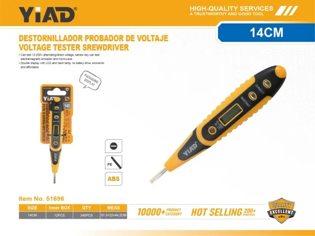 VOLTAGE TESTER SREWDRIVER 51696