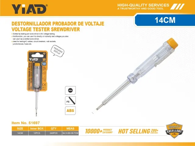 VOLTAGE TESTER SREWDRIVER 51697