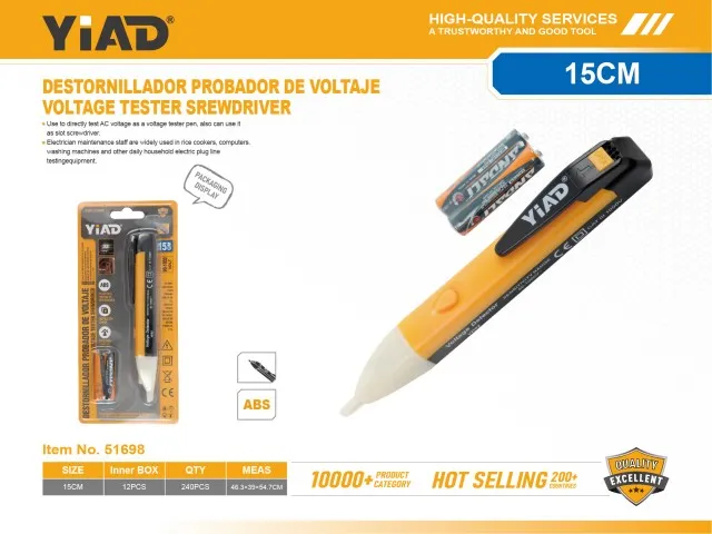 VOLTAGE TESTER SREWDRIVER 51698