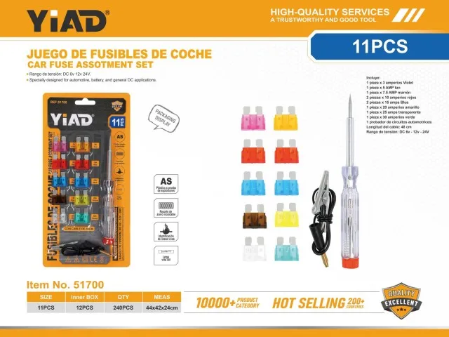 CAR FUSE ASSOTMENT SET 51700