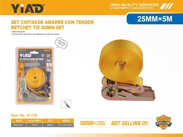 RETCHET TIE DOWN SET 51729