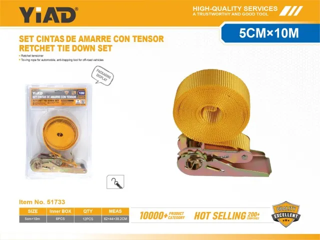 RETCHET TIE DOWN SET 51733