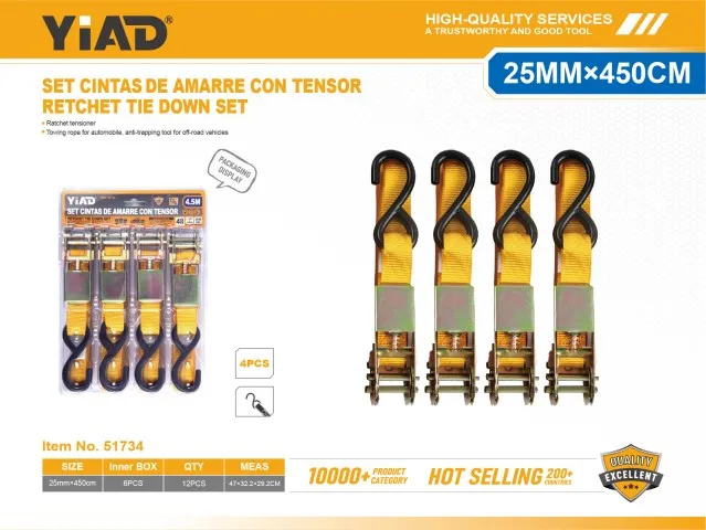 RETCHET TIE DOWN SET 51734