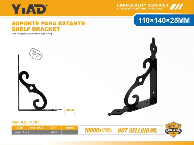 SHELF BRACKET 51787