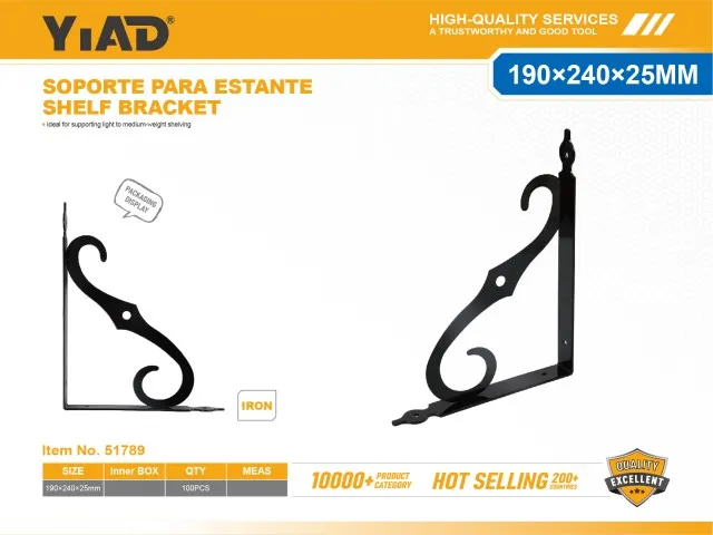SHELF BRACKET 51789