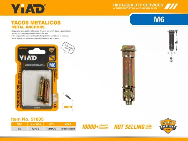 METAL ANCHORS 51805