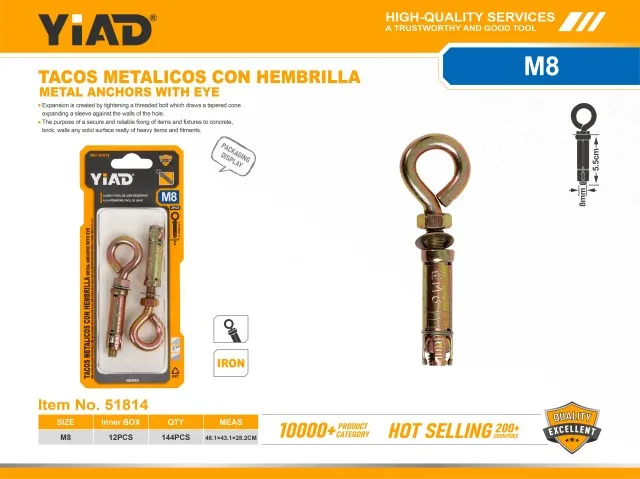 METAL ANCHORS WITH EYE 51814