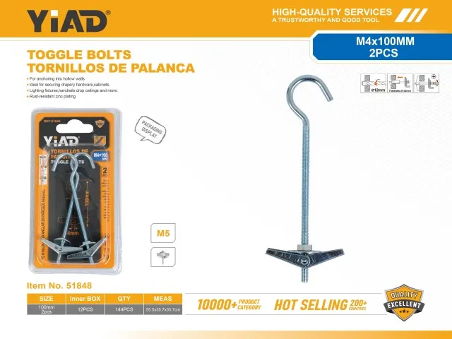 TOGGLE BOLTS 51848