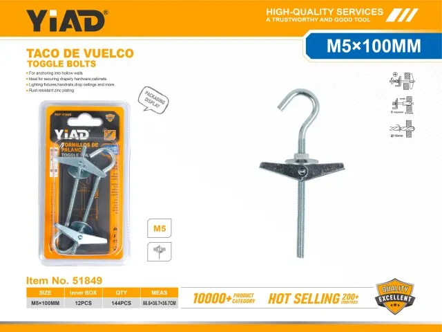 TOGGLE BOLTS 51849