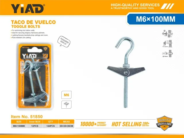 TOGGLE BOLTS 51850