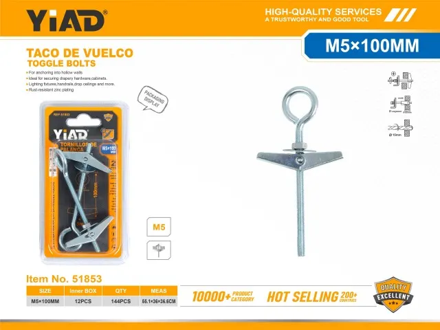 TOGGLE BOLTS 51853