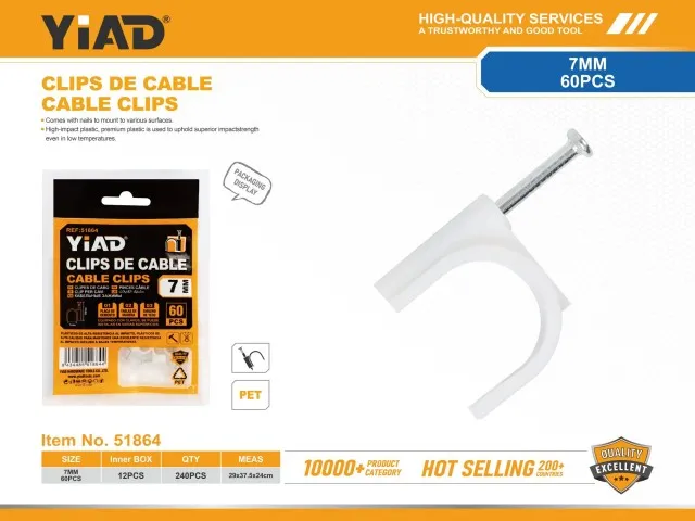 CABLE CLIPS 51864