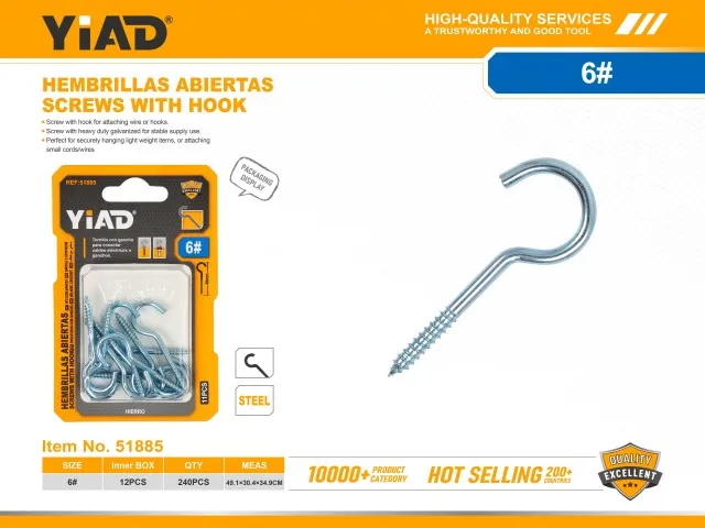 SCREWS WITH HOOK 51885