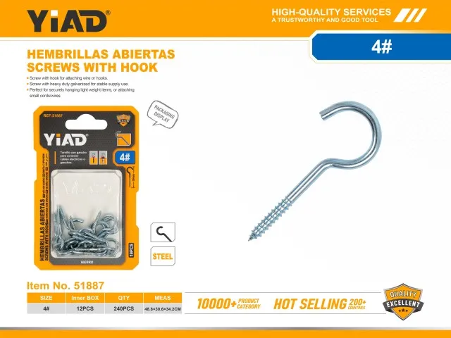 SCREWS WITH HOOK 51887