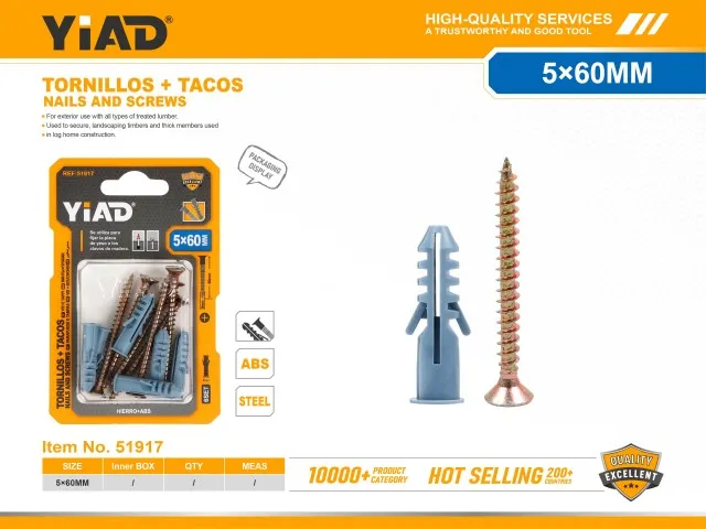 SCREWS+PLUGS 51917
