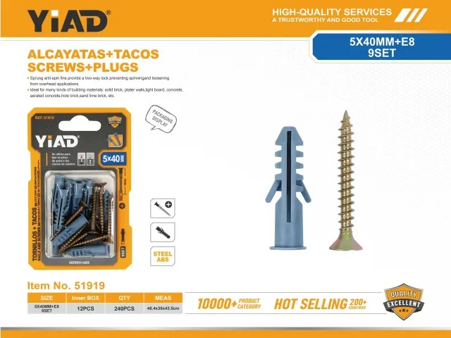 SCREWS+PLUGS 51919