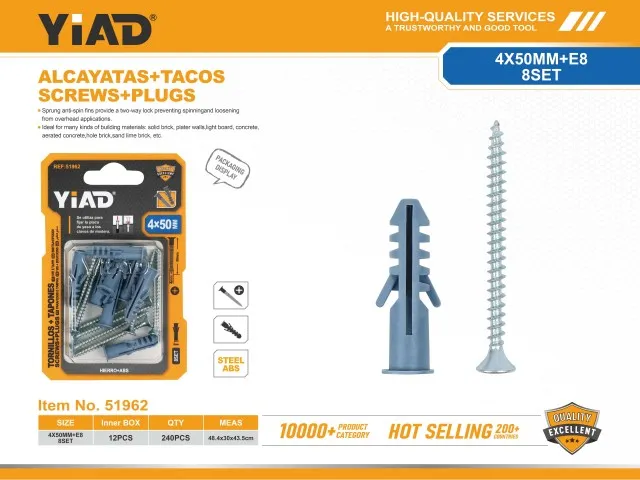 SCREWS+PLUGS 51962