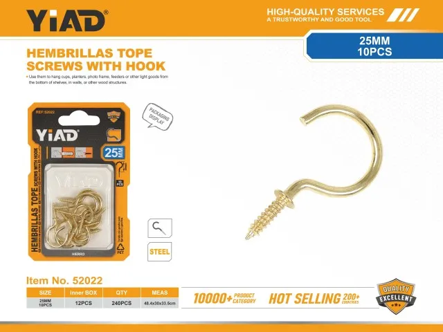 SCREWS WITH HOOK 52022