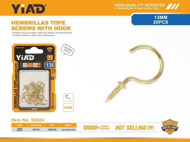 SCREWS WITH HOOK 52024